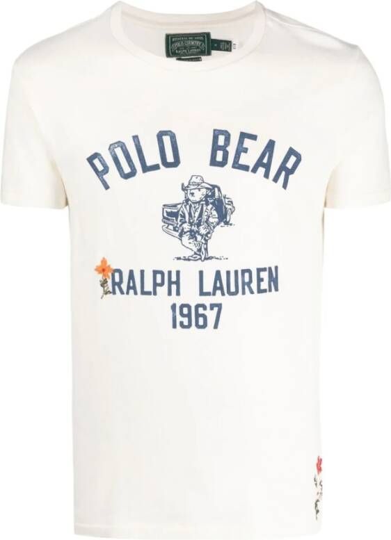 Ralph Lauren T-Shirts Wit Heren