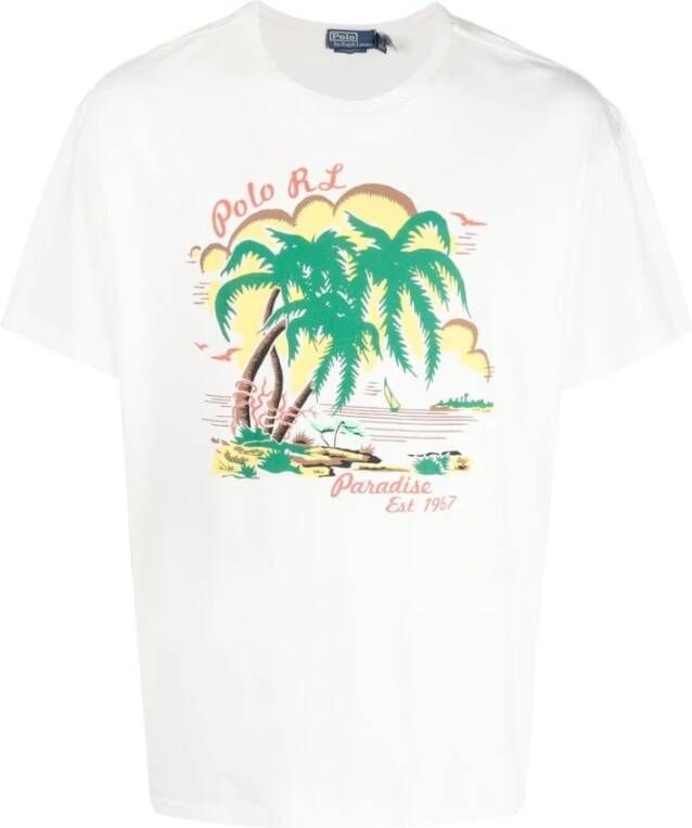 Ralph Lauren T-Shirts Wit Heren