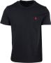 Polo Ralph Lauren Ralph Lauren T -shirt voor Hombre Black Polo Custom Slim Fit Black Zwart Heren - Thumbnail 1