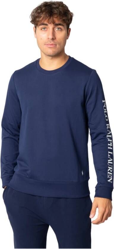 Ralph Lauren Trainingsshirt Comfortabel en Stijlvol Blauw Heren