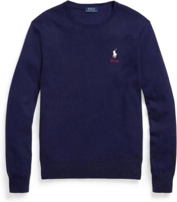 Ralph Lauren Trainingsshirt Comfortabel en Stijlvol Blauw Heren