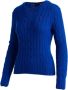 Ralph Lauren Comfortabele en stijlvolle ronde hals gebreide kleding voor vrouwen Blue Dames - Thumbnail 7