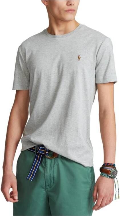 Ralph Lauren Upgrade je casual garderobe met dit hoogwaardige T-shirt Grijs Heren