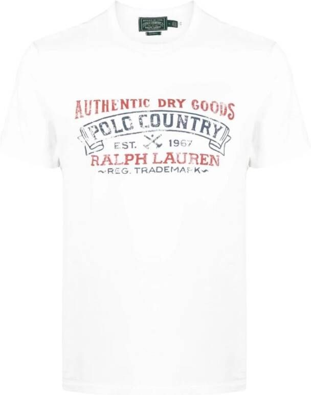 Ralph Lauren Witte Polo T-shirts en Polos Wit Heren
