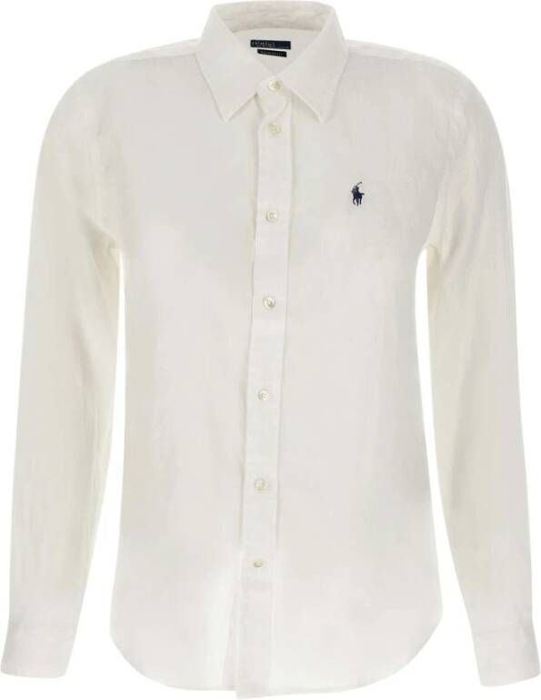 Ralph Lauren Witte Upgrade Casual Shirt Wit Heren