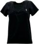 Ralph Lauren Zwarte Dames T-Shirt van Hoge Kwaliteit Zwart Dames - Thumbnail 1