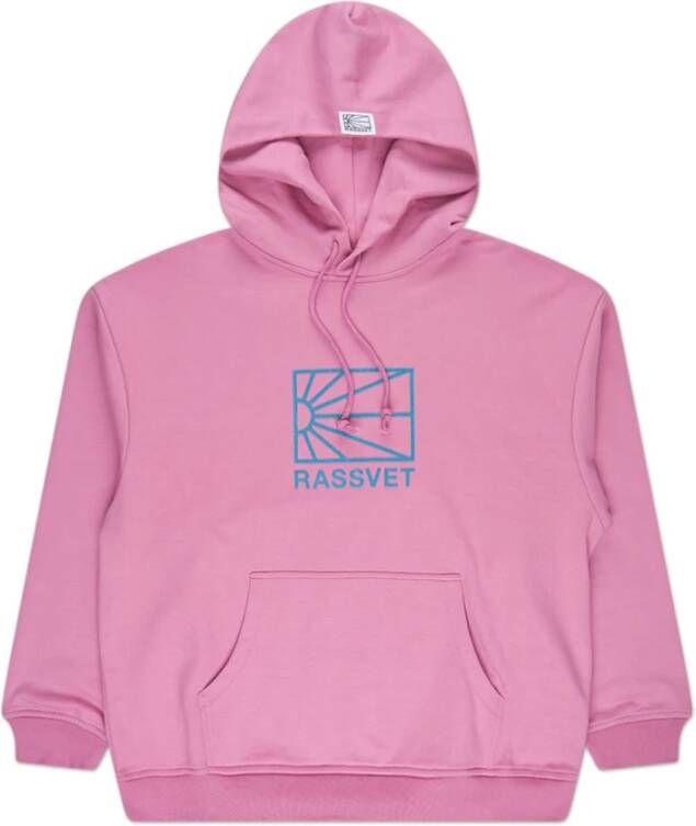 Rassvet Roze Logo Hoodie uit de Fw23 Collectie Roze Dames