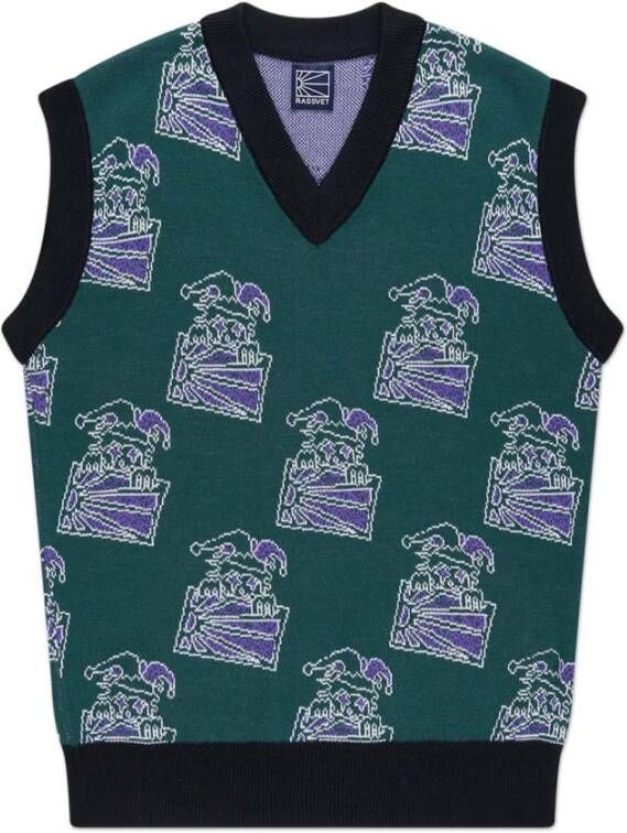 Rassvet Sleveless Knitwear Groen Heren