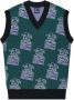 Rassvet Sleveless Knitwear Groen Heren - Thumbnail 1