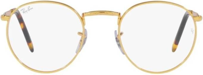 Ray-Ban Nieuwe Round RX 3637V Zonnebril Yellow Dames