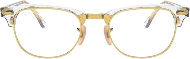Ray-Ban Elegant Crystal Gold Eyewear Frames Yellow Dames