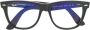 Ray-Ban Vierkante Oversized Fotochrome Zonnebril Black Unisex - Thumbnail 1