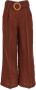 Re-Hash Brede broek Bruin Dames - Thumbnail 1
