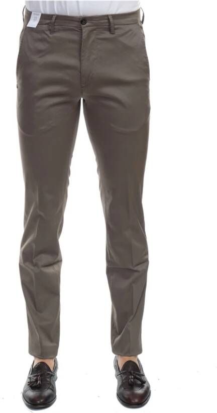 Re-Hash chino Grijs Heren