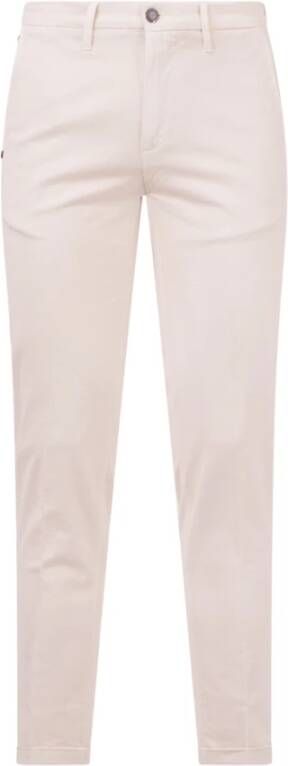 Re-Hash Crème Broek Stijl Beige Heren