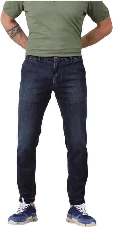 Re-Hash Denim Chinos Stijlvolle Jeans Blue Heren