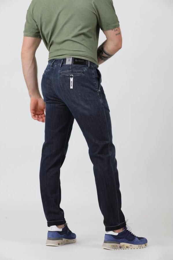 Re-Hash Denim Chinos Stijlvolle Jeans Blue Heren - Foto 6