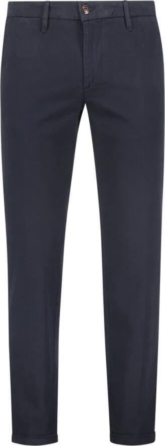 Re-Hash Heren Chino met Omgeslagen Zoom Blue Heren
