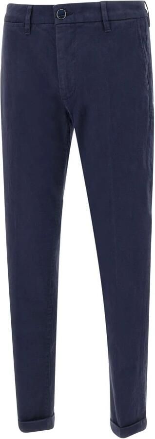 Re-Hash Heren Chino met Omgeslagen Zoom Blue Heren - Foto 3
