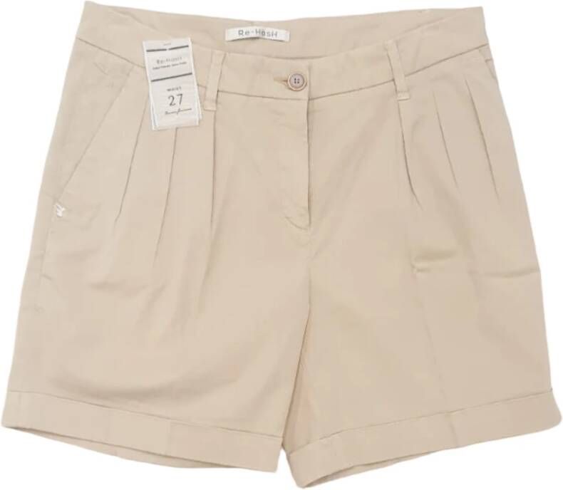 Re-Hash Short Shorts Beige Dames