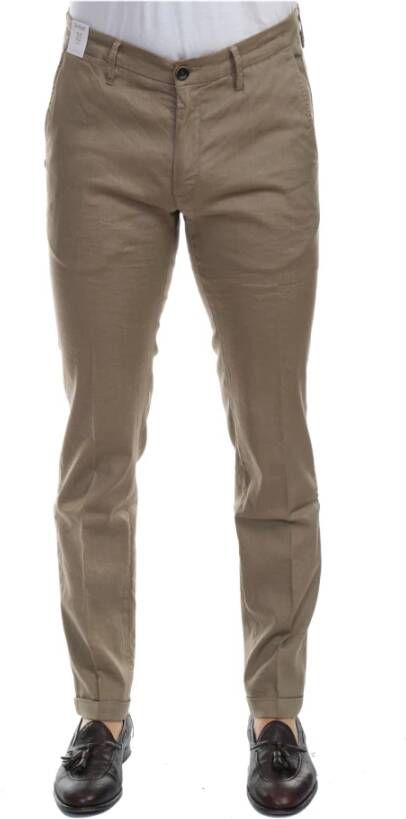 Re-Hash Veel 3101 0143 broek Beige Heren