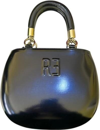 Rebelle Blauwe spiegel Eco-leren tas Blue Dames