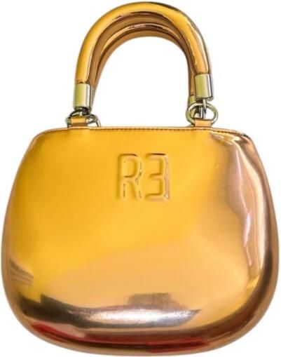 Rebelle Bronzen Spiegel Eco-leer Tas Brown Dames