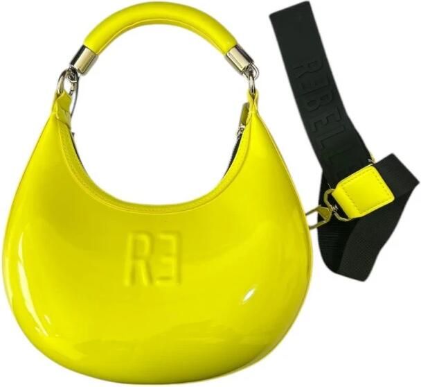 Rebelle Gele Patent Eco-lederen Schoudertas Yellow Dames - Foto 2