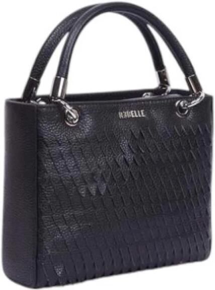 Rebelle Leren tas met automatische knoopsluiting Black Dames - Foto 2