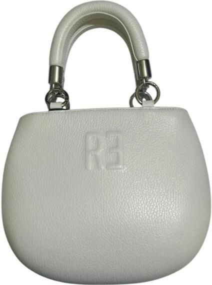 Rebelle Witte leren tas met rits White Dames - Foto 3