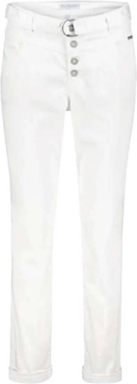 Red Button Broek Wit Dames