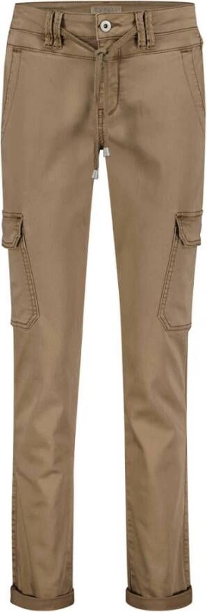 Red Button Cargo Jog Kleur Broek Beige Dames