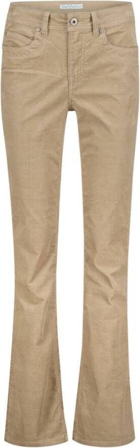 Red Button corduroy flared jeans Babette fine cord clay