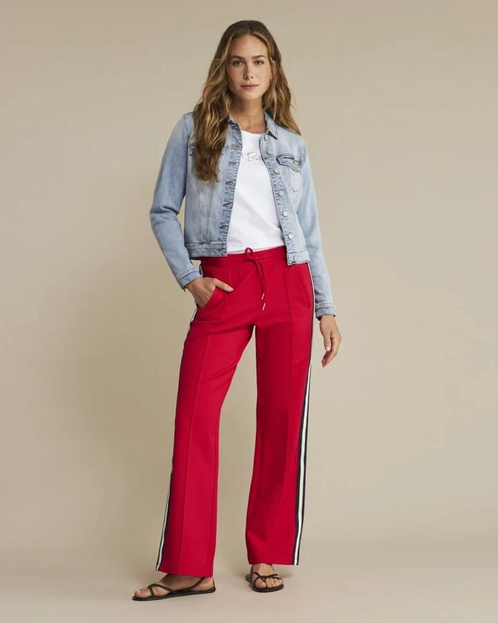 Red Button Bleach Denim Jack Blue Dames - Foto 3