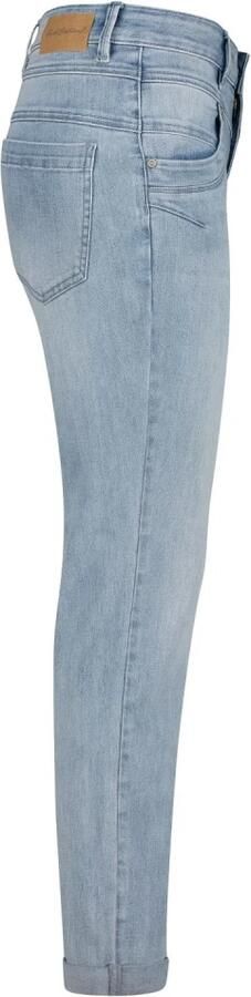 Red Button high waist slim fit jeans light blue denim - Foto 3