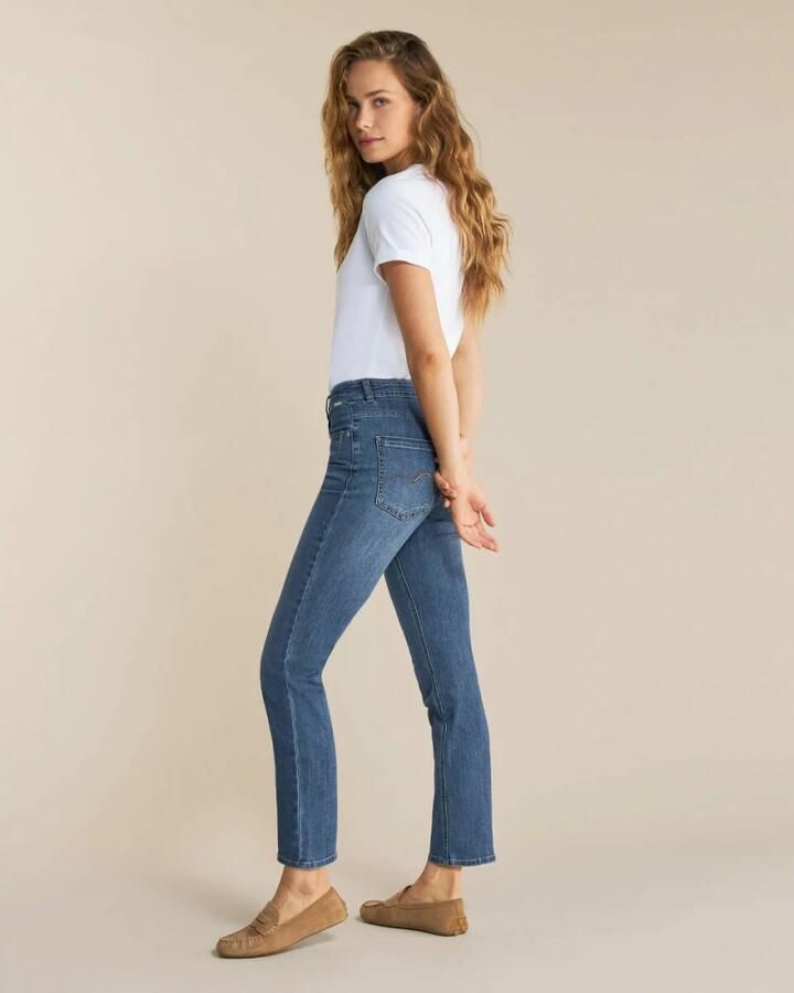 Red Button high waist straight leg jeans Kate stonewashed - Foto 4