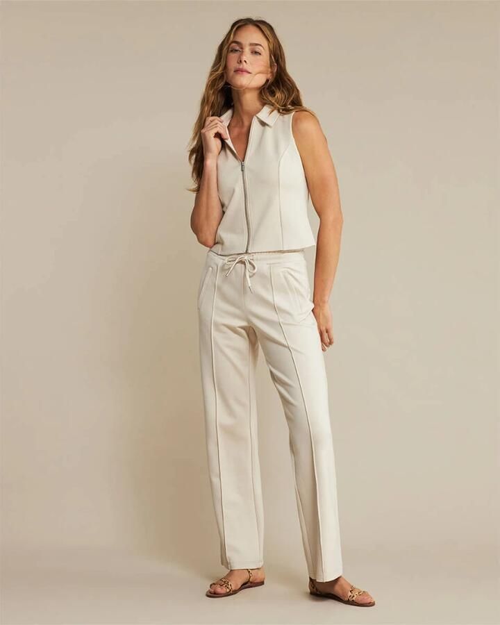Red Button wide leg high waist pantalon beige gebreid - Foto 2