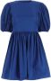 RED Valentino Blauwe polyester mini -jurk Blauw Dames - Thumbnail 1