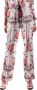 RED Valentino Casual Wijde Pijpen Hoge Taille Broek White Dames - Thumbnail 1