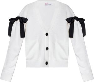RED Valentino Cardigan with bow Beige Dames