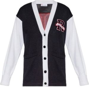 RED Valentino Cardigan with patch Zwart Dames