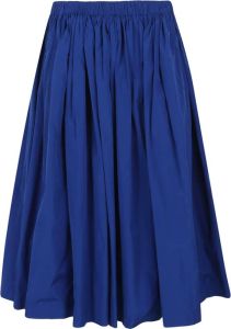 RED Valentino Crisp Taffeta Skirt Blauw Dames