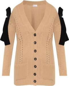 RED Valentino Cut-out cardigan Beige Dames