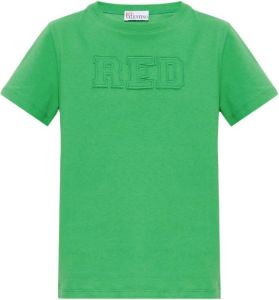 RED Valentino Katoenen T-shirt Groen Dames