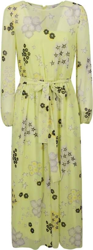 RED Valentino Prachtige Maxi Jurken Collectie Yellow Dames