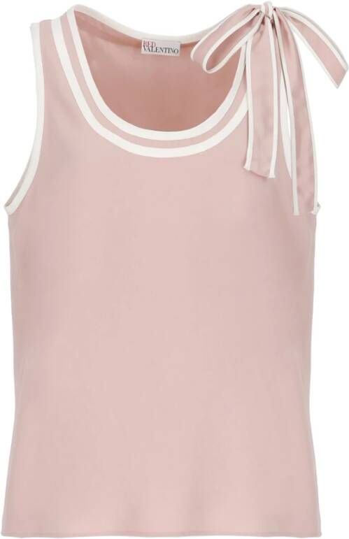 RED Valentino Sleeveless Tops Roze Dames