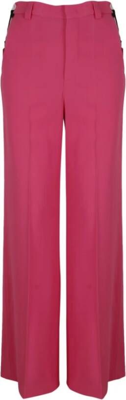 RED Valentino Stretch Frisottine Trousers Roze Dames