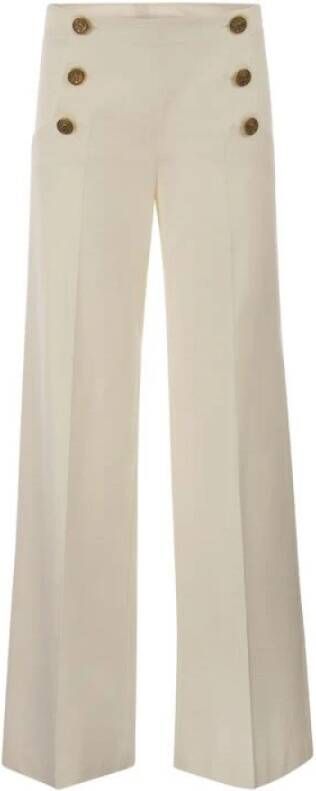 RED Valentino Wide Trousers Beige Dames