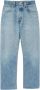 Re Done Cropped Trousers Blauw Dames - Thumbnail 2