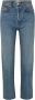 Re Done Jeans High Rise Kachel Pipe Comfort Stretch Blauw Dames - Thumbnail 1